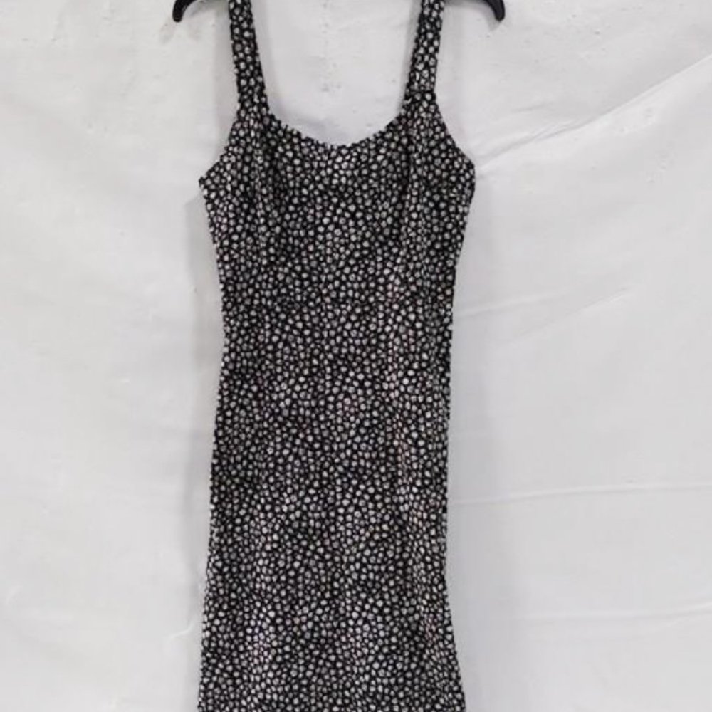 Free People Black Floral Dress Size M
